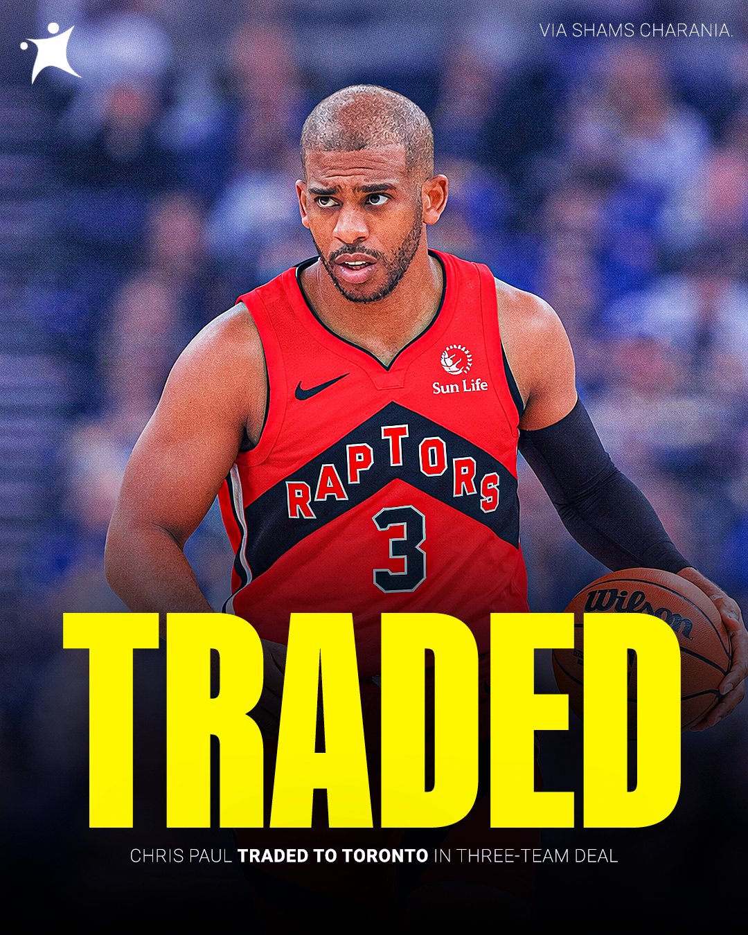 球速体育官网-💣️保罗去猛龙 篮网得到阿巴基+次轮+350万 快船出钱+拿签约权